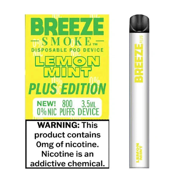 Breeze Plus Zero Nic - Lemon Mint - 10ct
