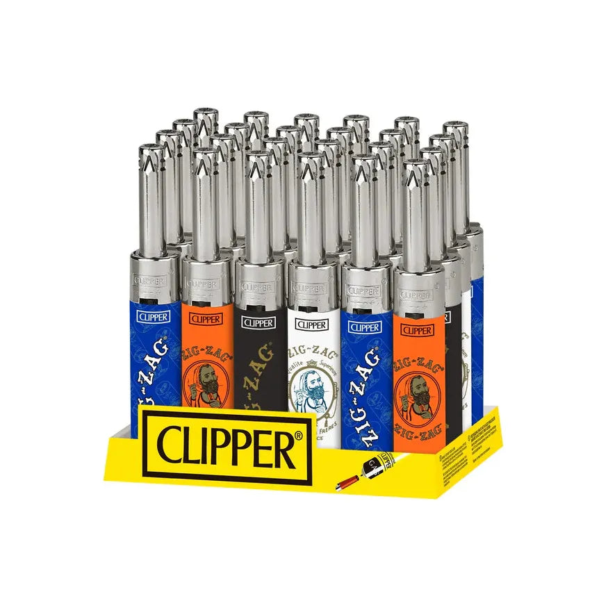 Clipper - Lighters - Zig Zag Mini Tube - 24ct
