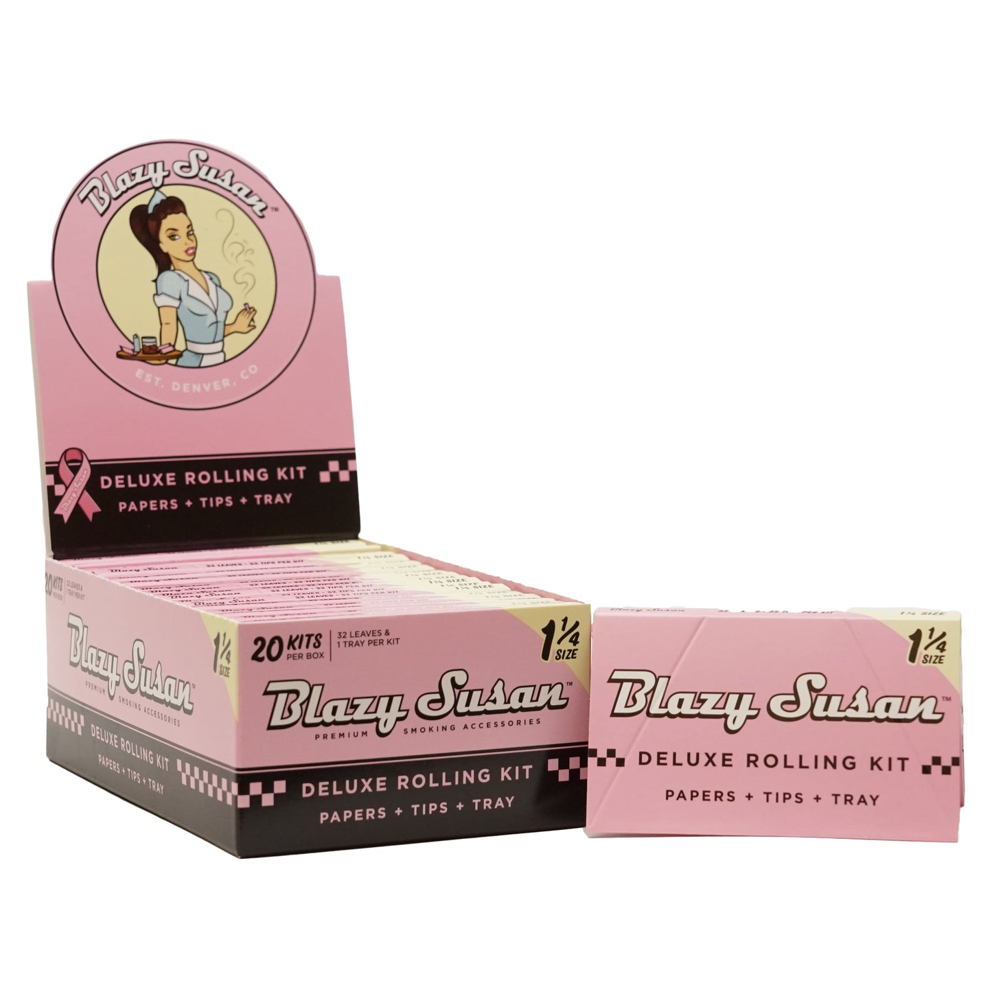 Blazy Susan - Papers - Pink - 1 1/4 - 50ct