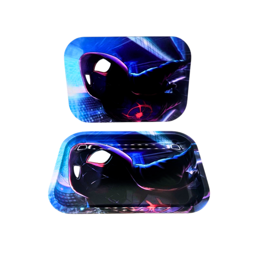 Backwoods - Medium (9"x6") - Metal Rolling Trays 3D Design w/ Magnetic Lid