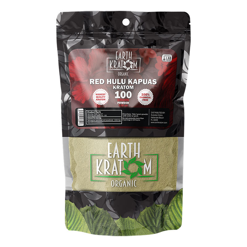 Earth Kratom - Powder - Red Hulu