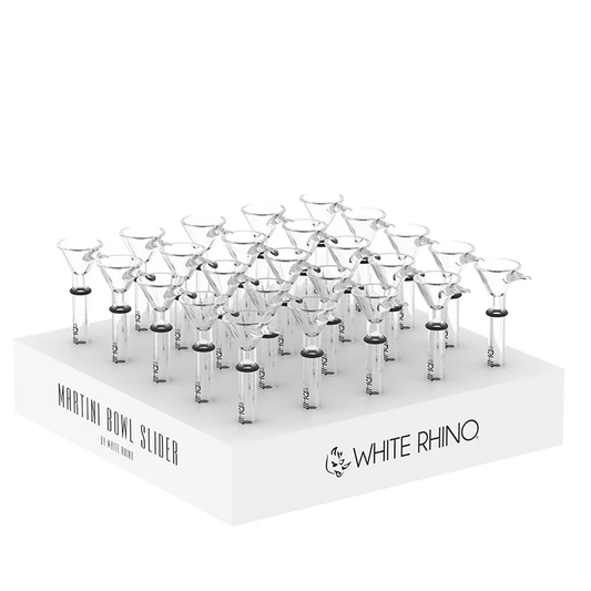 White Rhino - Bowl - 25ct - Martini w/ Downstem