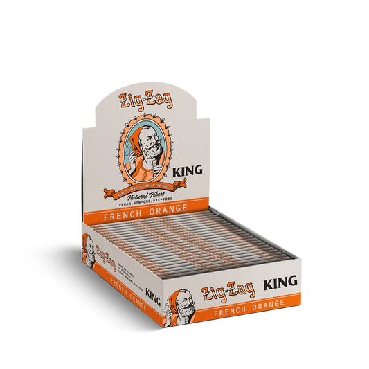 Zig Zag Papers - Vintage French Orange King - 32pk - 24ct