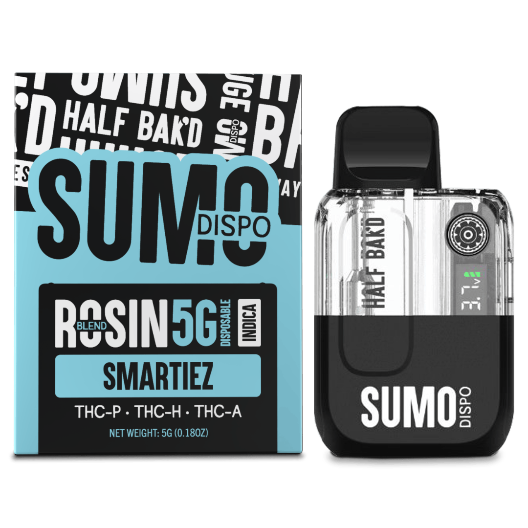 Half Bak'd - 5g Dispo - Sumo Live Rosin - 5ct