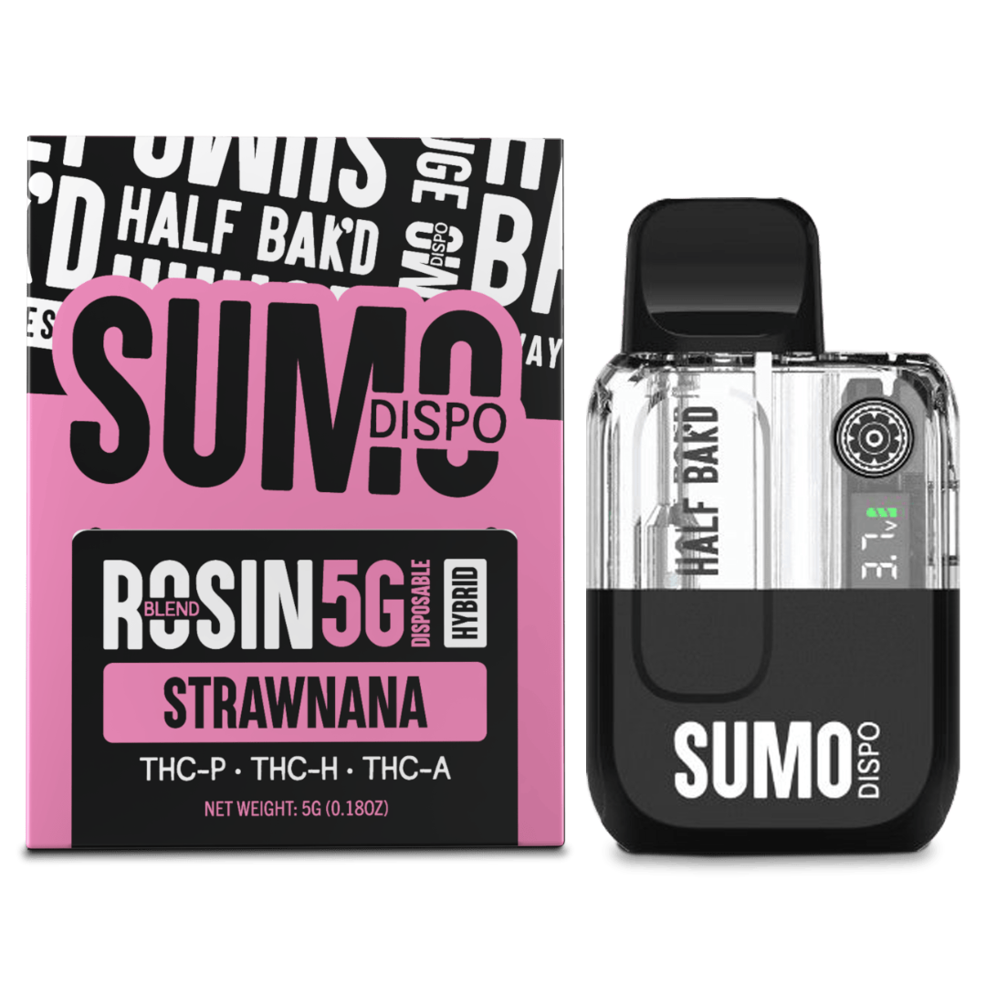 Half Bak'd - 5g Dispo - Sumo Live Rosin - 5ct