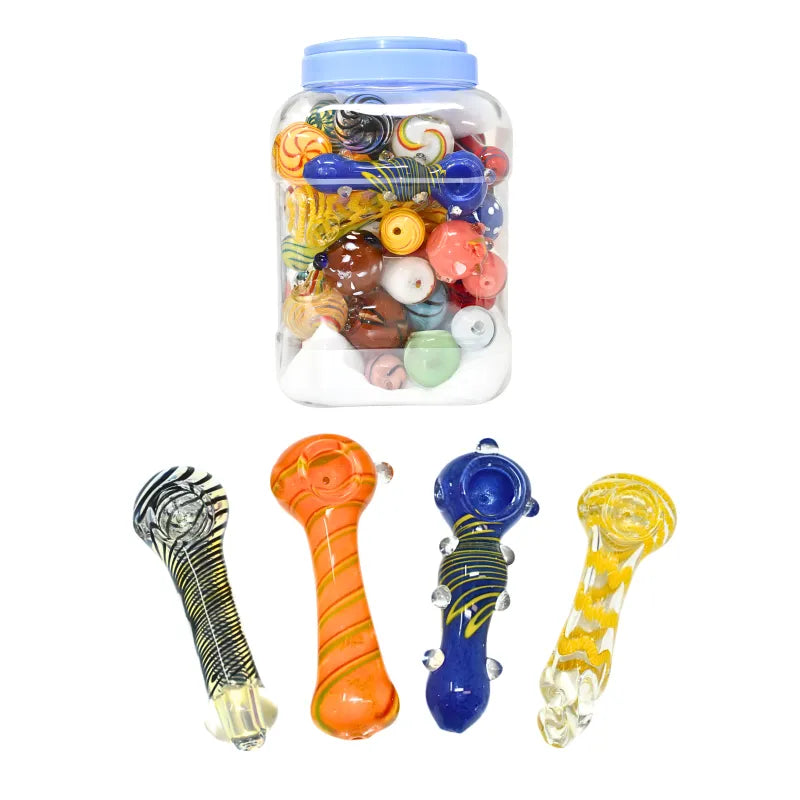 Hand Pipes - 30ct - 4"-4.5" Vibrant Art Premium