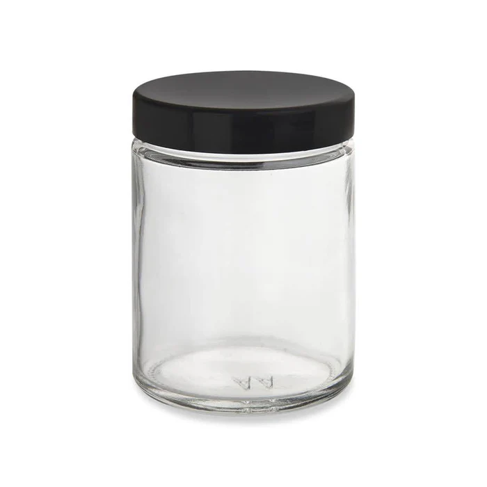 Loud Lock - Glass Jar Cap - 58mm - Black - 90ct
