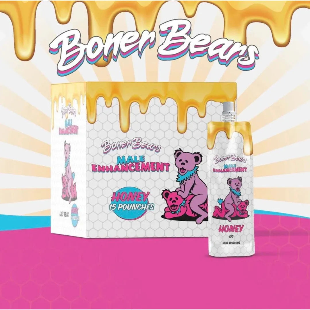 Boner Bear - Enhancer - Honey Screw Cap - 15ct