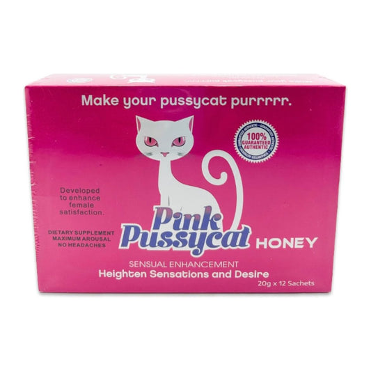 Pink Pussycat - Enhancer - Honey Sachets - 12ct
