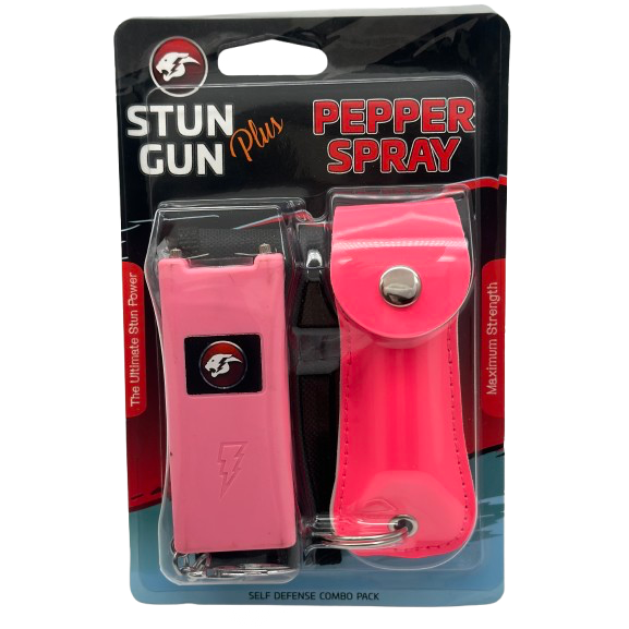 Stun Gun + Pepper Spray - Bling Options Available