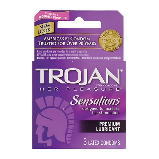 Trojan - Her Pleasure Sensations - 6ct