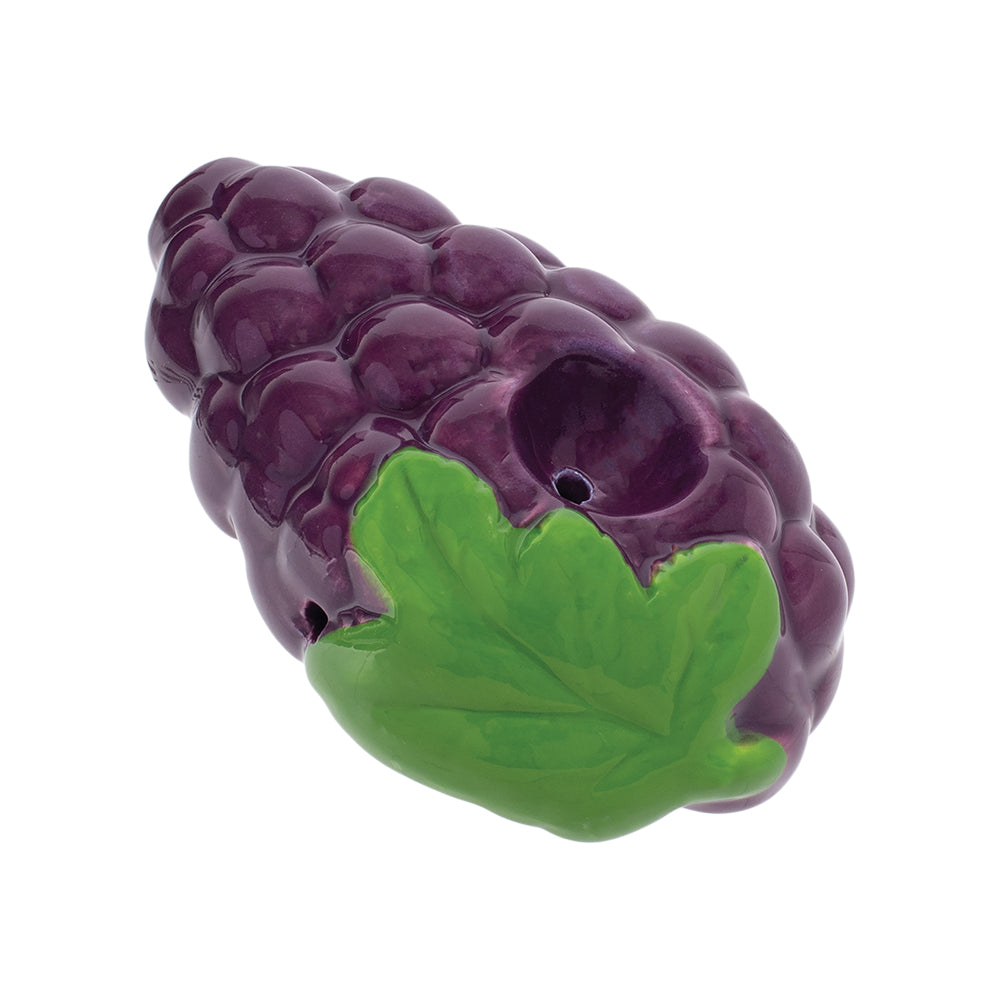 Wacky Bowlz - Ceramic Pipe - Fun Designs and Unique Shapes - 3.5" - Grape