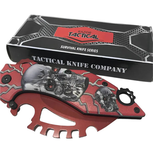 Razor Tactical - Premium Flip Knife - RT-7129BL