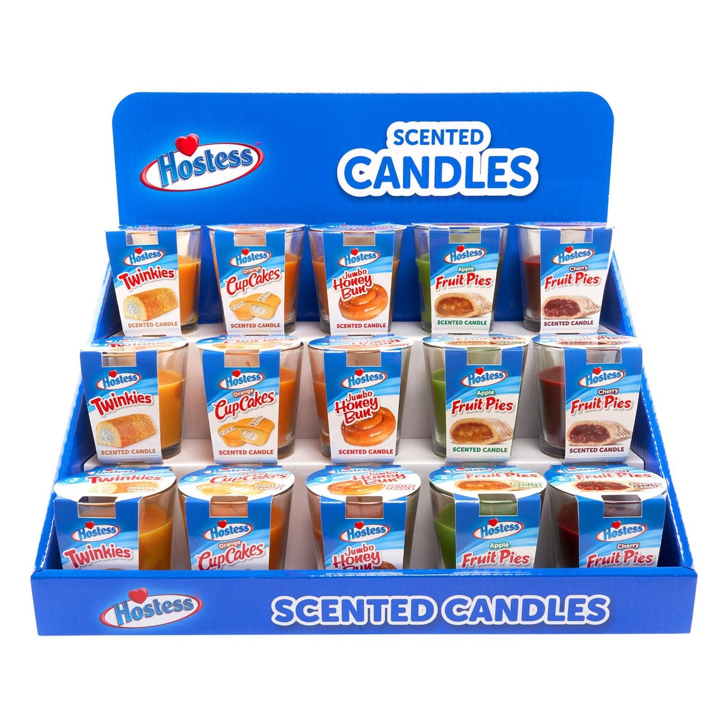 Hostess - Candle Display - 3oz - Asst - 15ct