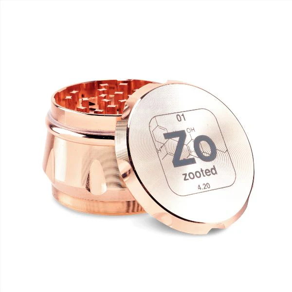 Zooted - Grinder - 63mm - 4pc - Rose Gold