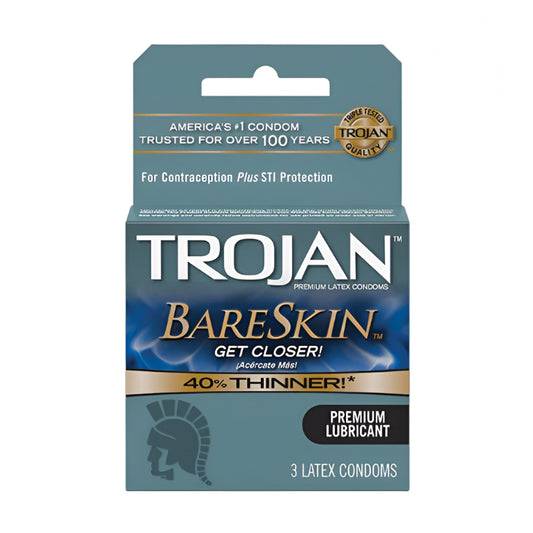 Trojan - Bareskin Premium Lubricated - 6ct