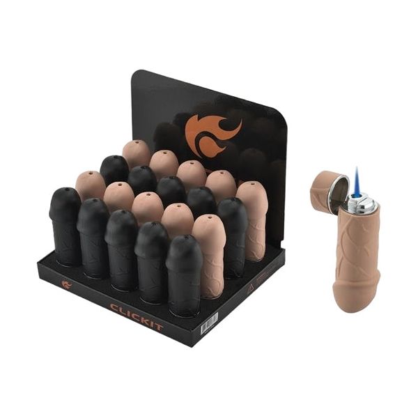 Clickit - Torch Lighter - Penis - 20ct
