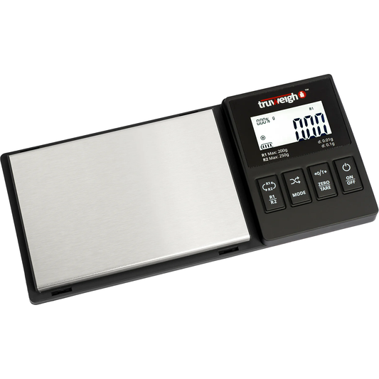 Truweigh - Scale - Regent - 250g x 0.1 / 200g x 0.01g - Black
