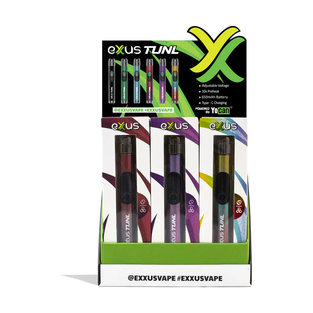 Exxus Tunl Cart Battery - Assorted 12pk
