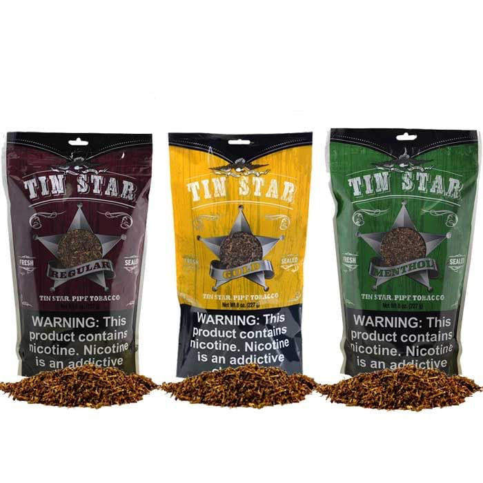 Tin Star - Pipe Tobacco - 8oz
