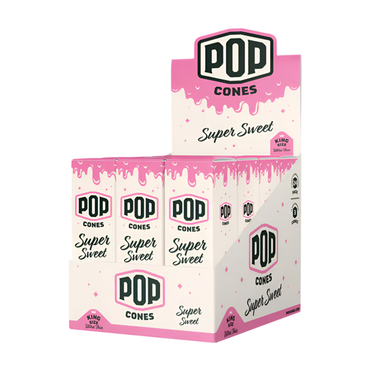Pop - Cones - Ultra Thin - Super Sweet - King - 6pk
