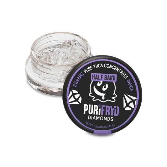 Half Bak'd - 2g Resin - Purifry'd THC-A - Diamonds - 6ct