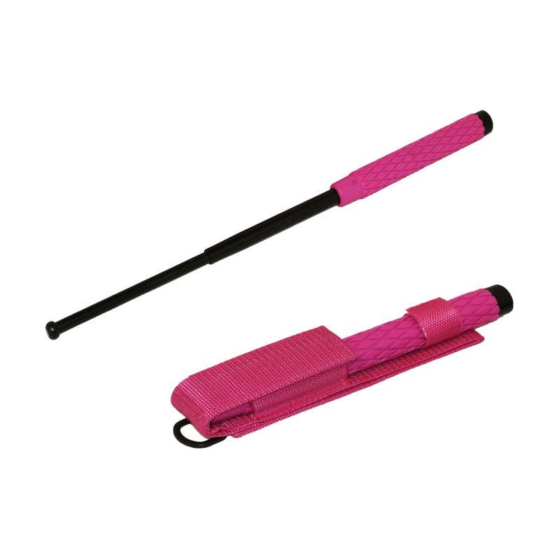 26" Solid Steel Baton - Pink - NS-26P