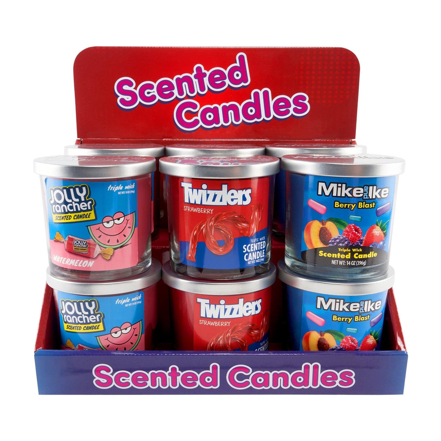Hershey's - Candle Display - 14oz - Asst Fruits - 9ct