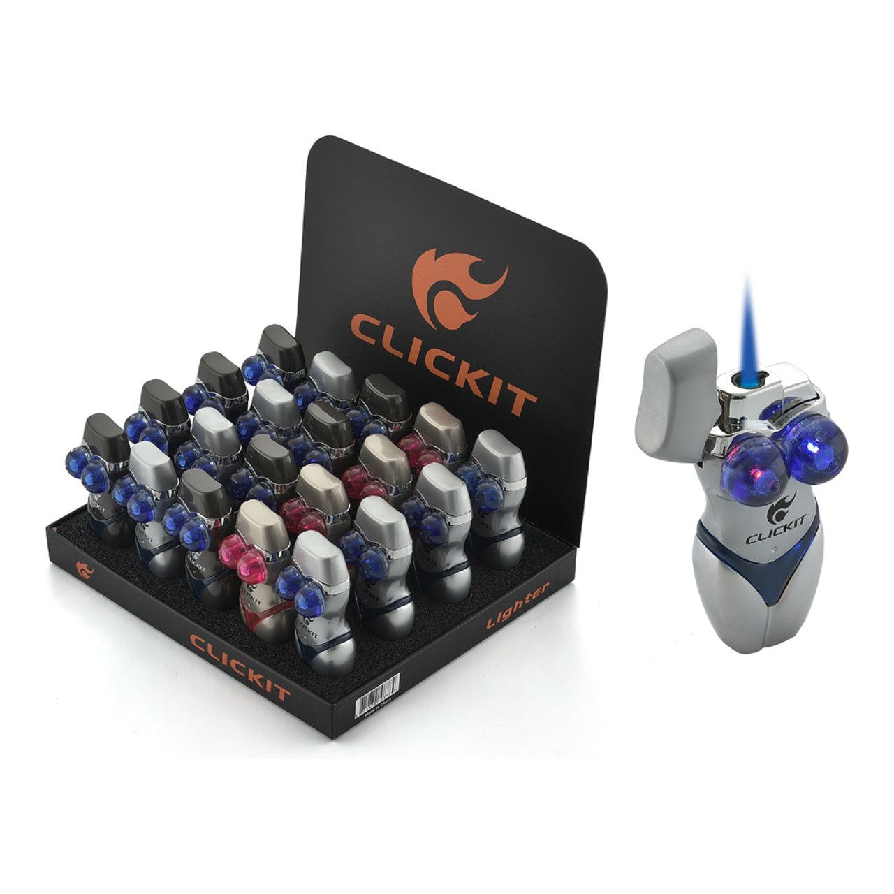 Clickit - Torch Lighter - Light Up Body Figure - 20ct