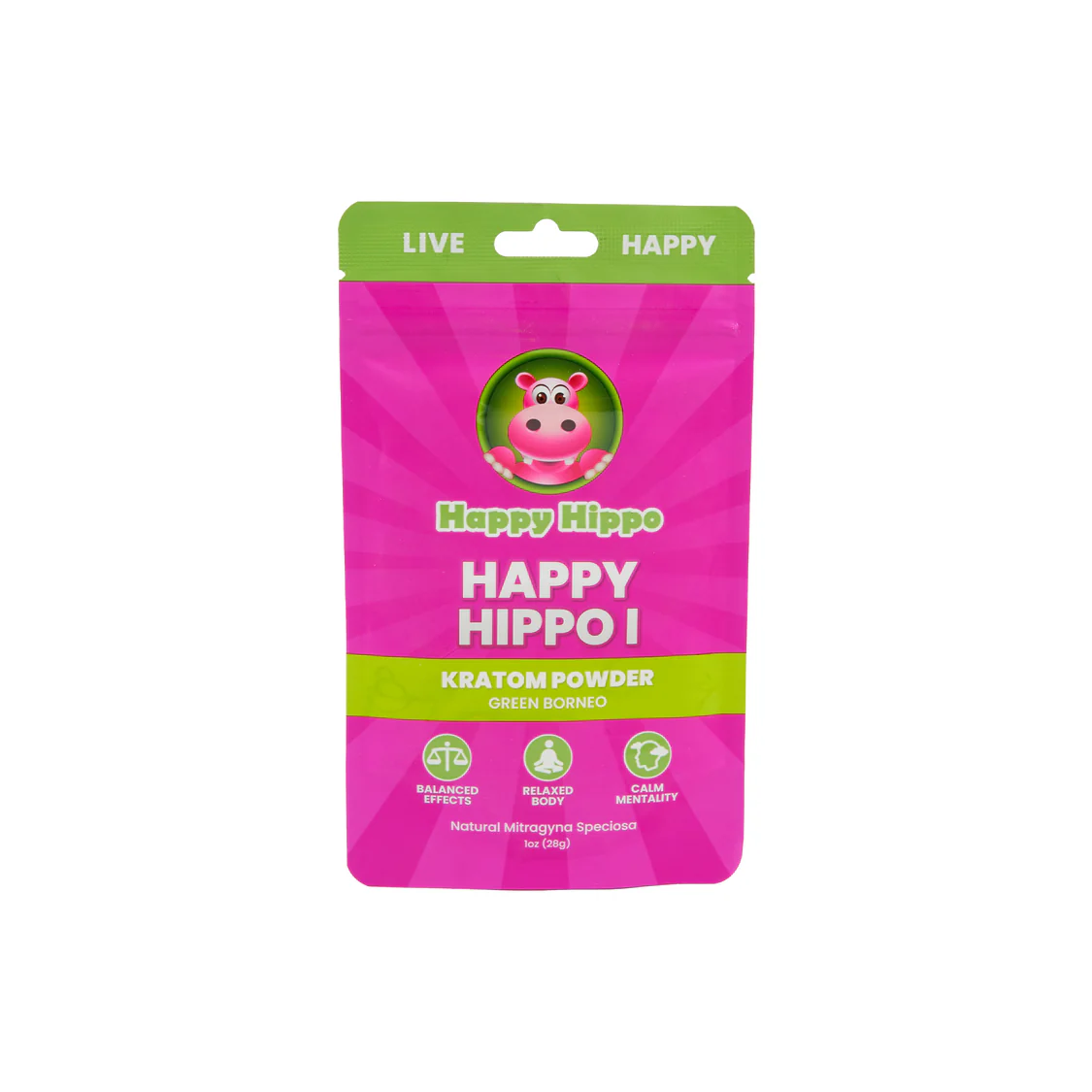 Happy Hippo Kratom - Powder - Happy Hippo - 1oz
