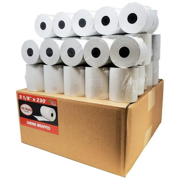 Thermal Paper - 3 1/8" x 230' - 50ct