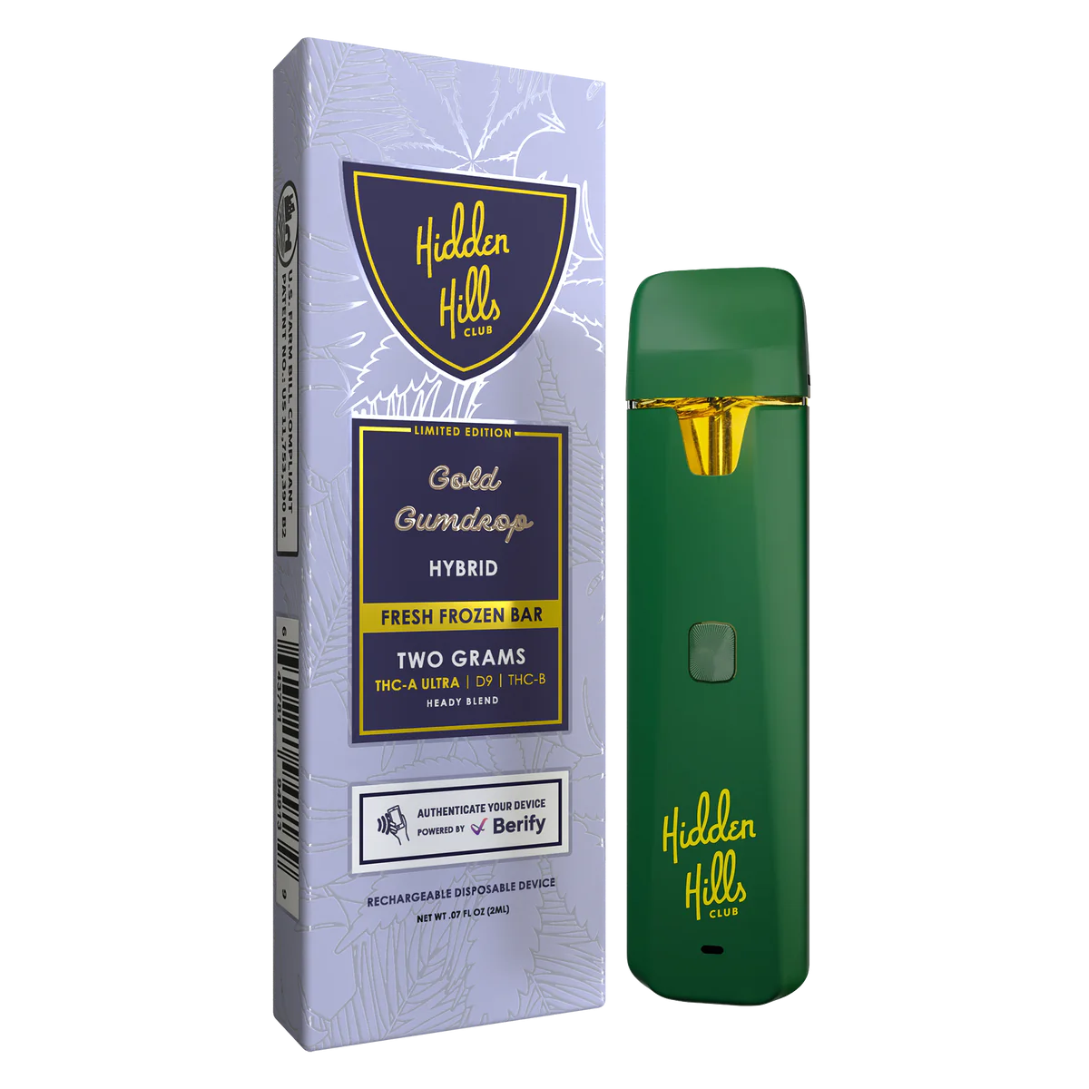 Hidden Hills - 2g Dispo HB - Heady Blend - 5ct