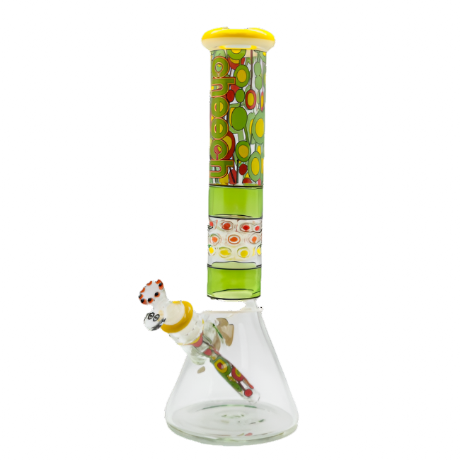 15" Cheech Glass - Bubble Design Water Pipe *