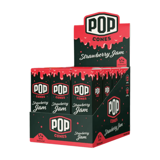 Pop - Cones - Ultra Thin - Strawberry Jam - 1 1/4 - 6pk
