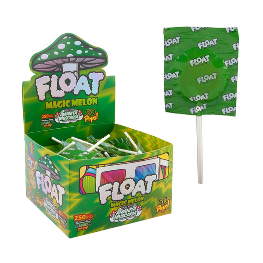 Float - 25mg Lollipop D9 + 250mg Mushroom Blend - Berry Wild - 50ct +