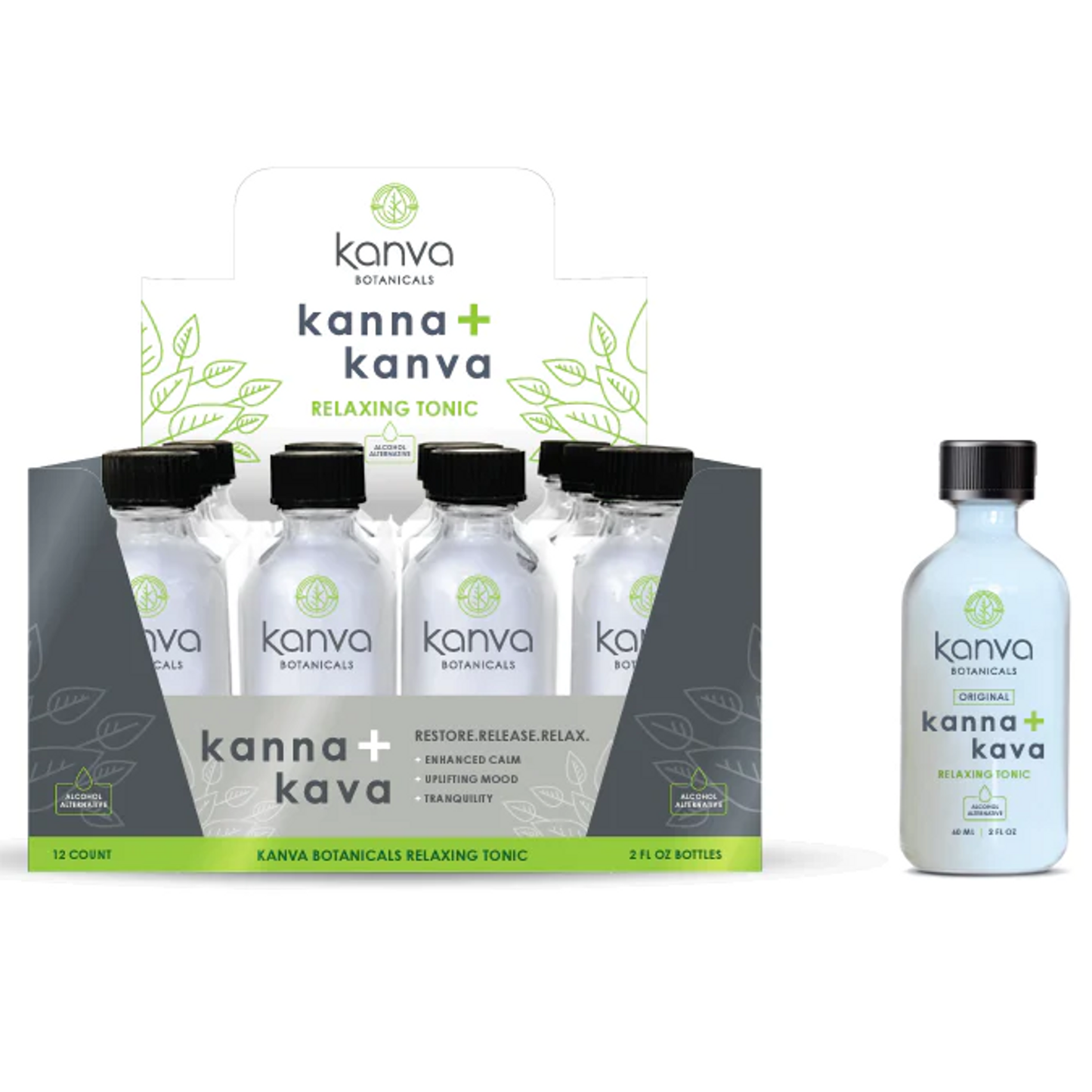 Kanva Botanicals Release & Relax - 2oz - 12ct