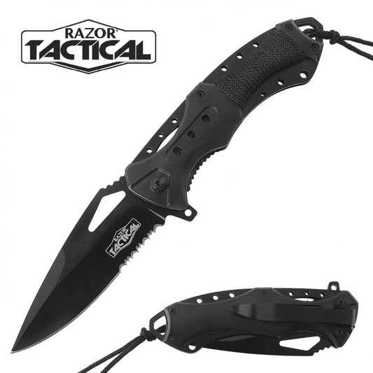Razor Tactical - Premium Flip Knife - RT-7022BK