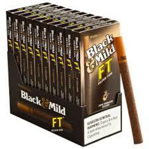 Black & Mild - Cigars - Regular w/ Filter Tip - 5pk - 10ct