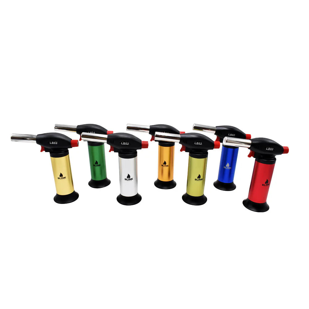Blink Butane Adjustable Flame Torches (LB02) - Assorted Colors