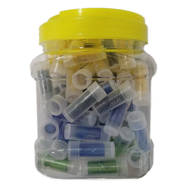 LFTD Glass Tips (8mm x 25mm)- Asst Color - 120ct