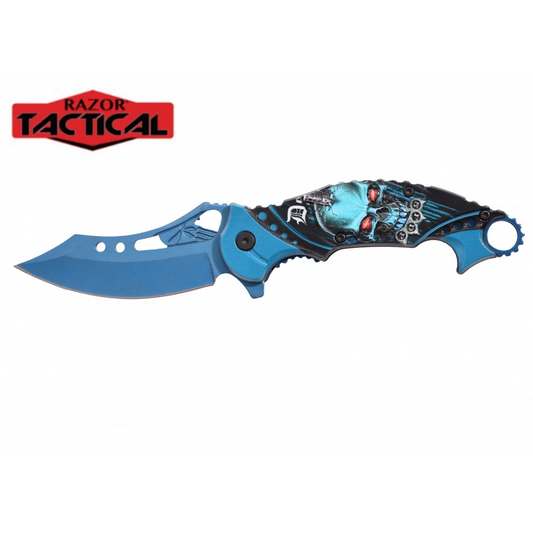 Razor Tactical - Premium Flip Knife - RT-7203BL
