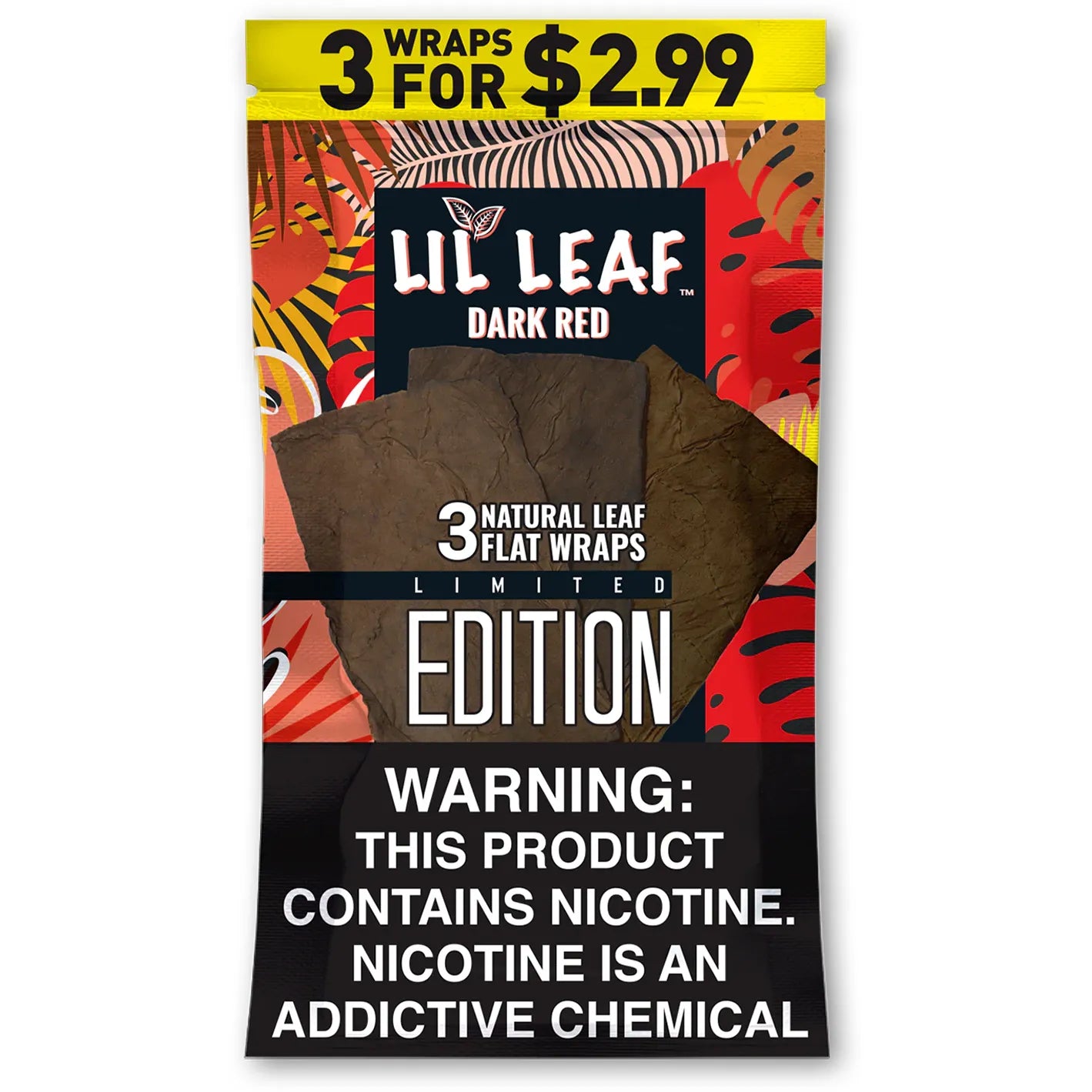 Lil Leaf Flavored Leaf Wraps (3/$2.99) Gold Edition - 3pk - 10ct