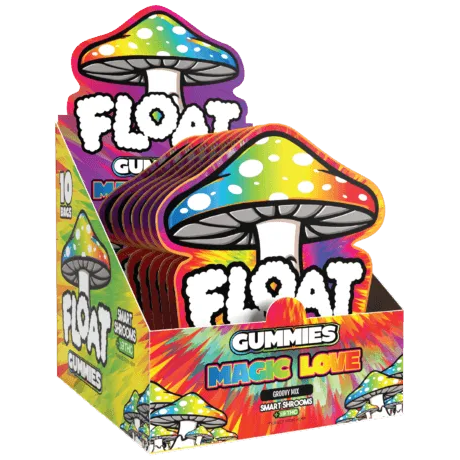 Float - 250mg Gummies D9+Mush - Acid Drop - 10pk - 10ct +