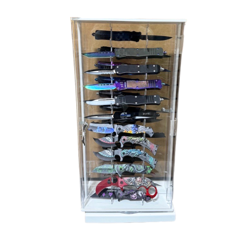 Razor Tactical Knives Display 2 Sided w/LED 24ct