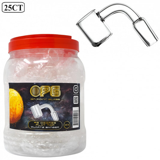 On Point Glass - Bangers - 2mm 14/90 Top Flat Cut - 25ct - OPG25B2MF