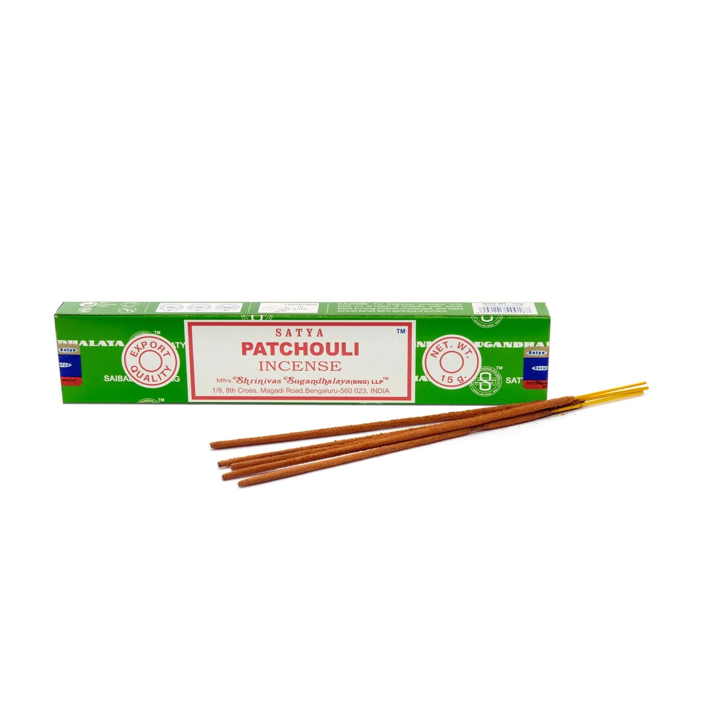 Satya - Incense Sticks - Patchouli Nag Champa - 12ct