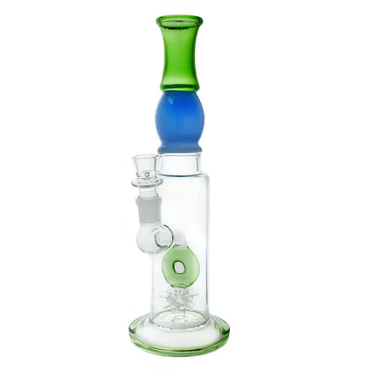 WP - 12" Bubble Neck Donut Sprinkler Perc Glass Water Pipe