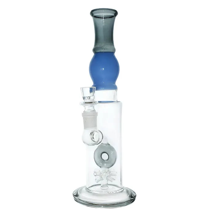 WP - 12" Bubble Neck Donut Sprinkler Perc Glass Water Pipe