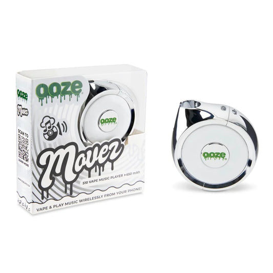 Ooze Movez Wireless Speaker/Battery - Cosmic Chrome