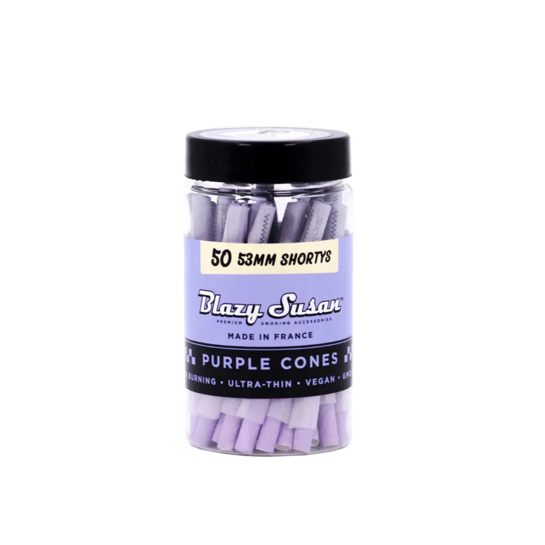 Blazy Susan - Cones - Purple - 53mm - 50ct Jar